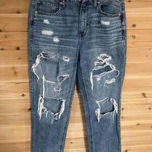 American Eagle Outfitters Ripped Blue